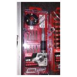 Lighted Screwdriver, X-acto Knife and Dremel Tool.