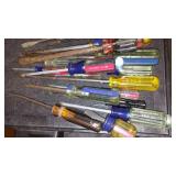 Screwdrivers, Pliers and Gloves.