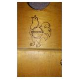 Vintage Barry Simpson Rooster Stool By Dirt Road.