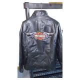 Harley Davidson Leather Jacket And Belt!