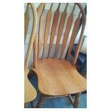 Wood Chairs (4) and More.