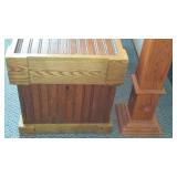Wood Storage Chest