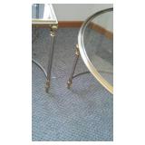 Glass Top Accent Tables (2)