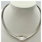 Collection of Black and Silver Tone Fashion Jewelry Necklaces and Earrings