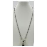 Collection of Black and Silver Tone Fashion Jewelry Necklaces and Earrings