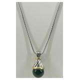 Collection of Black and Silver Tone Fashion Jewelry Necklaces and Earrings
