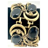 Collection of Black and Silver Tone Fashion Jewelry Necklaces and Earrings
