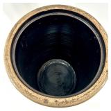 Antique Red Wing 5-Gallon Stoneware Butter Churn with Lid and Dasher