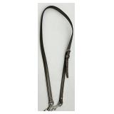 Coach Metallic Snake Print Satchel Handbag with Shoulder Strap