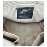 Coach Metallic Snake Print Satchel Handbag with Shoulder Strap