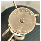 Pair of Uttermost Glass Table Lamps with Shades