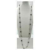 Set of 5 Fashion Necklaces with Pendants and Blue Accents