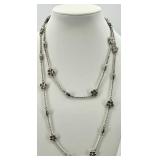 Set of 5 Fashion Necklaces with Pendants and Blue Accents