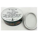 Russian Hand-Painted Porcelain Trinket Box with Fairy Tale Scene