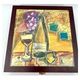 Tuscan Designs Deluxe Cheese Knife Set in Decorative Wood Box