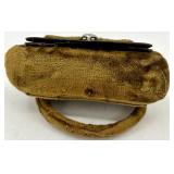 Set of 2 Antique Handbags with Ornate Metal Frames