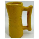 Set of 15 Frankoma Pottery Yellow Miniature Mug Tankards