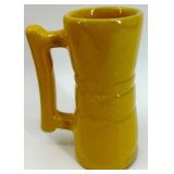 Set of 15 Frankoma Pottery Yellow Miniature Mug Tankards
