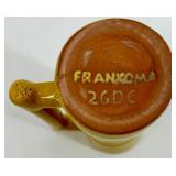 Set of 15 Frankoma Pottery Yellow Miniature Mug Tankards