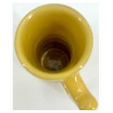 Set of 15 Frankoma Pottery Yellow Miniature Mug Tankards