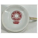 Set of 12 CH Field Haviland Limoges Demitasse Cups and Saucers Gold Trim