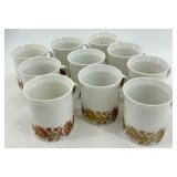 Rosenthal Germany Porcelain Dinnerware Set with Gold Floral Pattern