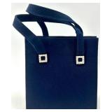 Set of 3 Elegant Vintage Handbags in Black and Navy