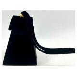 Set of 3 Elegant Vintage Handbags in Black and Navy