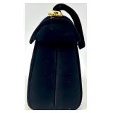 Set of 3 Elegant Vintage Handbags in Black and Navy