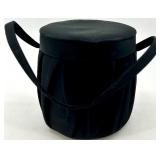 Set of 3 Elegant Vintage Handbags in Black and Navy