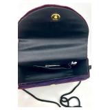 Collection of 4 Vintage Velvet and Leather Clutch Bags and Coin Purse
