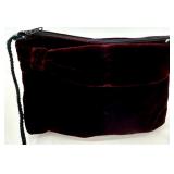 Collection of 4 Vintage Velvet and Leather Clutch Bags and Coin Purse
