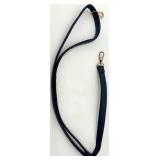 Grossi Navy Blue Handbag with Large Bow Accent and Removable Strap