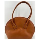 Bottega Inspired Tan Quilted Faux Leather Handbag with Shoulder Strap