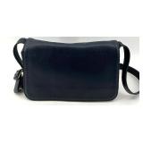Coach Navy Leather Crossbody Bag with Adjustable Strap
