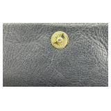 Coach Navy Leather Crossbody Bag with Adjustable Strap