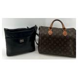 Louis Vuitton inspired Monogram Speedy Handbag and Koltov Black Shoulder Bag Set