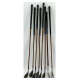 Vintage Spalding Bobby Jones Golf Clubs Hickory Shaft Irons