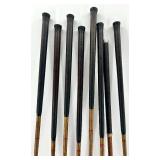 Vintage Spalding Bobby Jones Golf Clubs Hickory Shaft Irons