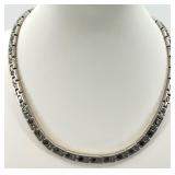 Two-Tone Gold and Silver Link Necklace and Bracelet Set