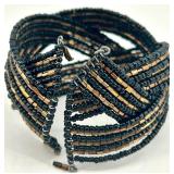 Vintage Costume Jewelry Lot - Brooches, Earrings, and Bracelets