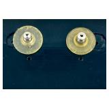 Green Beaded Multi-Strand Necklace with Blue Gemstone Earrings Set