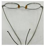 Antique MANEEL Pocket Watch and Vintage Eyeglasses with Case