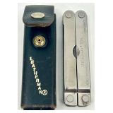 Leatherman Multi-Tool with Sheath and 3 Vintage Pocket Knives