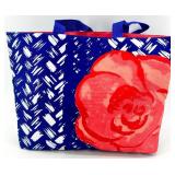 2 Tote Bags and 1 Purple Sequin Zipper Pouch