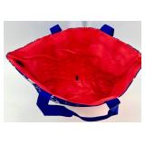 2 Tote Bags and 1 Purple Sequin Zipper Pouch