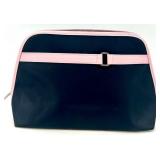 Zebra Print Duffel Bag with 2 Black and Pink Accessory Pouches