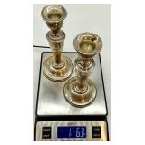 Pair of Gorham Sterling Silver Weighted Candlesticks