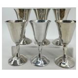 Plator Silverstone Spain Silverplated Goblets and Candlesticks Set