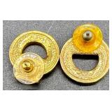 Collection of Vintage and Statement Clip-On Earrings Assorted Styles and Materials
